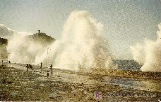 Postales: SAN SEBASTIAN - TEMPORAL (1960) - Foto 1