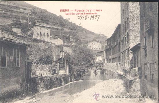 Postales: EIBAR(GUIPUZCOA).-PUENTE DE ARDANZA - Foto 1