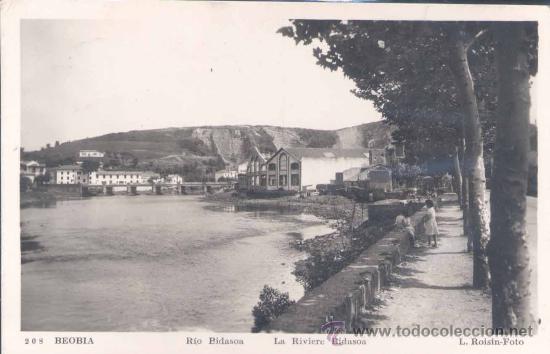 Cartoline: BEOBIA(GUIPUZCOA).-R&Iacute;O BIDASOA