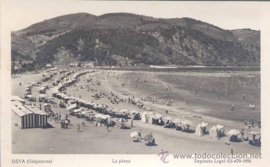 Postales: DEVA(GUIPUZCOA).- LA PLAYA - Foto 1