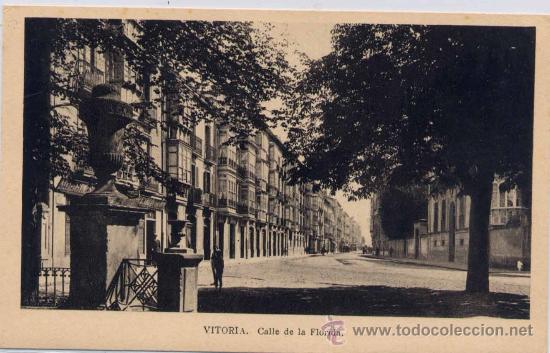 Postales: VITORIA(&Aacute;LAVA).-CALLE DE LA FLORIDA