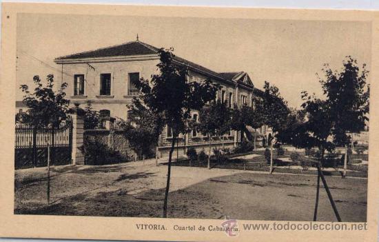Postales: VITORIA(&Aacute;LAVA).-CUARTEL DE CABALLERIA