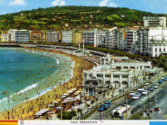 Postales: SAN SEBASTIAN,PASEO Y PLAYA DE LA CONCHA - Foto 1