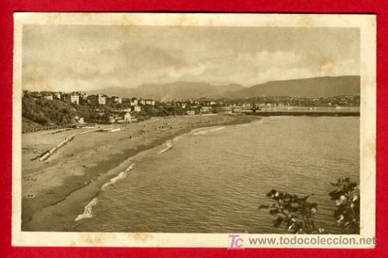 Postales: ALGORTA, VIZCAYA, PLAYA DE EREAGA,     P34110 - Foto 1