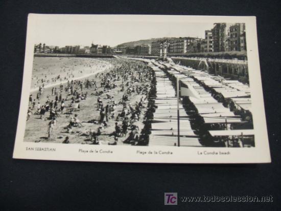 Postcards: PLAYA DE LA CONCHA  - SAN SEBASTIAN -