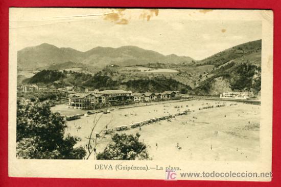 Postales: DEVA, GUIPUZCOA, LA PLAYA,   P35105 - Foto 1