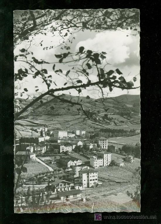 Postales: TARJETA POSTAL ANTIGUA DE GUIPUZCOA. CESTONA. ESTACION DEL FERROCARRIL Y VISTA PARCIAL. N&ordm; 1.
