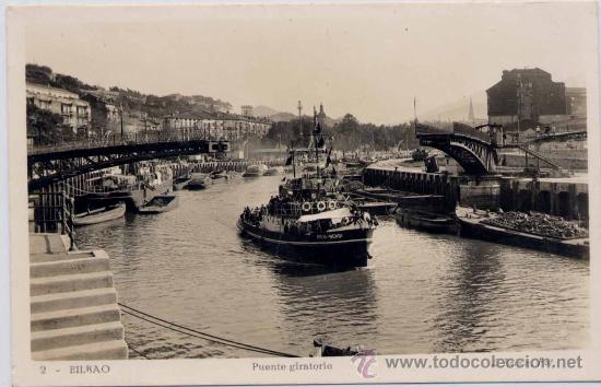 Cartes Postales: BILBAO(VIZCAYA).-PUENTE GIRATORIO