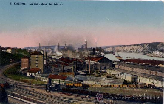 Postais: DESIERTO(VIZCAYA).-LA INDUSTRIA DE HIERRO