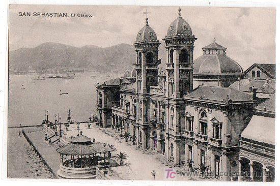Postales: TARJETA POSTAL DE SAN SEBASTIAN. EL CASINO. N&ordm; 17 PETRACCHI & NOTERMANN