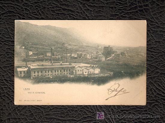 Postales: Vista general de Lezo. 1902 - Foto 1