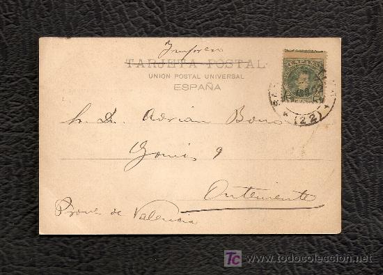 Postales: Vista general de Lezo. 1902 - Foto 2