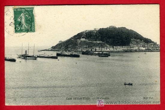 Postales: SAN SEBASTIAN, GUIPUZCOA, EL CASTILLO,     P36597