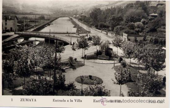 Cartes Postales: ZUMAYA(GUIPUZCOA).-ENTRADA A LA VILLA