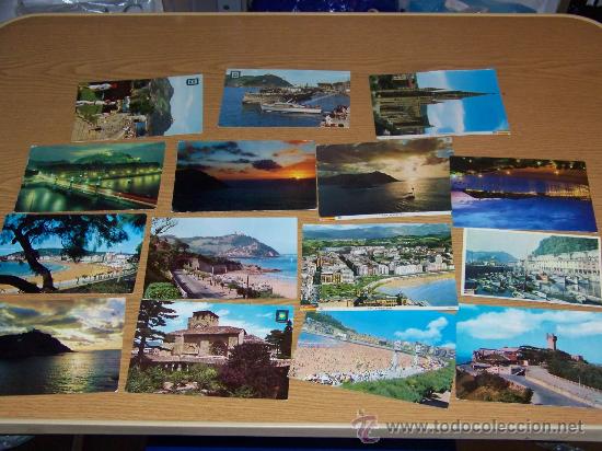 Postais: LOTE 15 POSTALES DE SAN SEBASTIAN