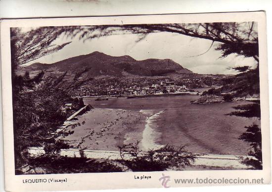 Postales: lequeitio vizcaya la playa - Foto 1