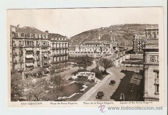 Postales: San Sebastian - Plaza de la Reina Regente