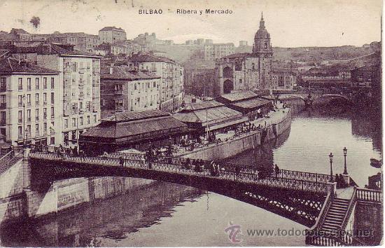 Postales: bilbao rivera y mercado - Foto 1