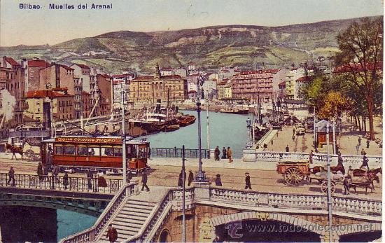 Postales: bilbao muelles del arenal - Foto 1