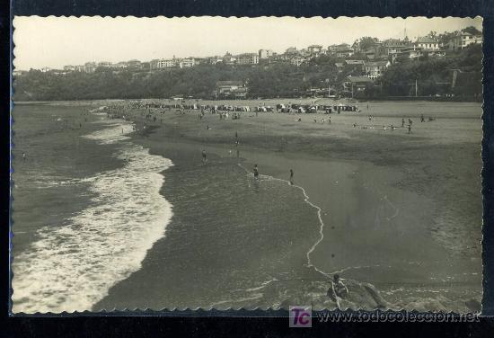 Postales: TARGETA POSTAL ALGORTA, VIZCAYA, PLAYA DE EREAGA - Foto 1