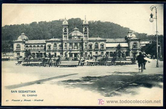 Postales: SAN SEBASTIAN : Ed. Hauser y Menet N&ordm; 49 - El Casino (Anterior a 1905)