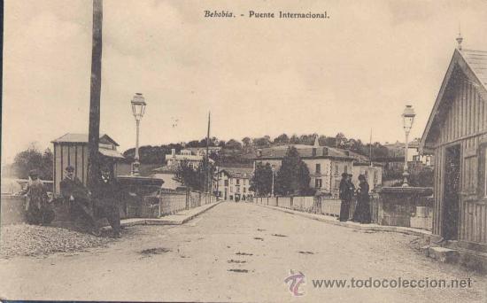 Postales: BEHOBIA .-PUENTE INTERNACIONAL - Foto 1