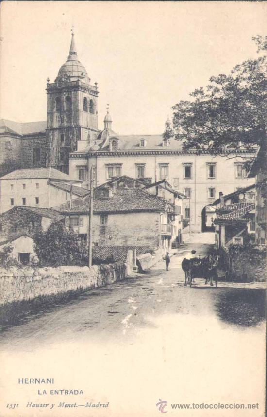 Postales: HERNANI (GUIPUZCOA).- LA ENTRADA - Foto 1