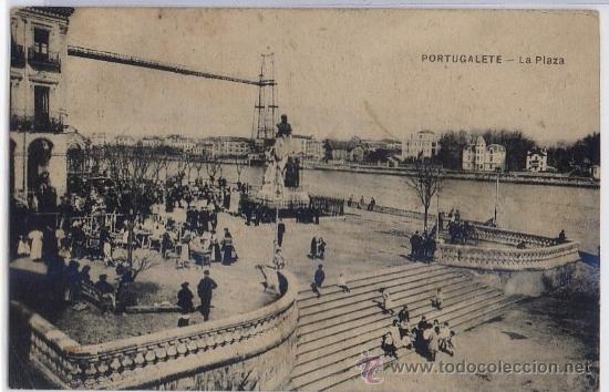 Cartoline: POSTAL ANTIGUA DEL PAIS VASCO. PORTUGALETE. LA PLAZA   P-PV-914