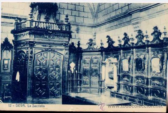 Postales: DEVA (GUIPUZCOA).- LA SACRIST&Iacute;A - Foto 1