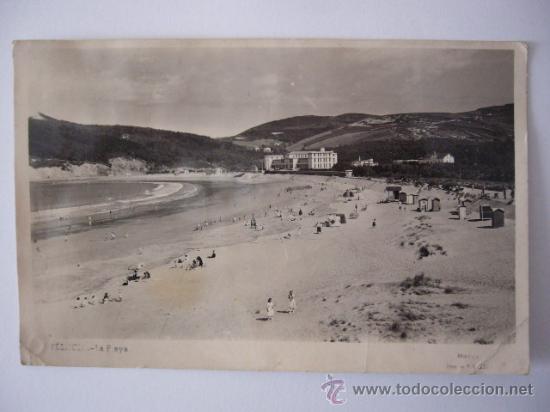 Postales: PLENCIA.  VIZCAYA.  LA PLAYA.  MANIPE. - Foto 1