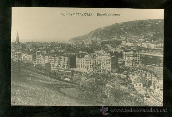 Cartoline: TARJETA POSTAL DE SAN SEBASTIAN. ENSANCHE DE AMARA. N&ordm; 287. GALARZA.