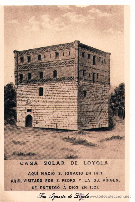Cartoline: TARJETA POSTAL. GUIPUZCOA, CASA SOLAR DE LOYOLA. EDICION JOSE IRAZU.