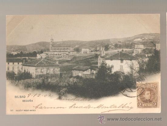 Postales: Bilbao. Bego&ntilde;a 1902 - Foto 1