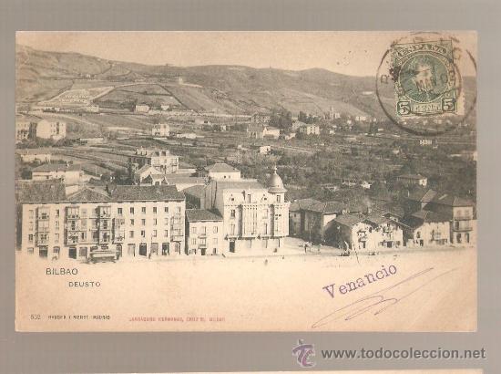 Postales: Bilbao, Deusto. 1902 - Foto 1