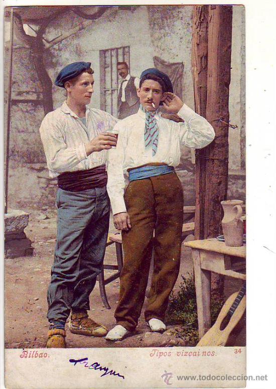 Postales: bilbao - tipos vizcainos. - Foto 1