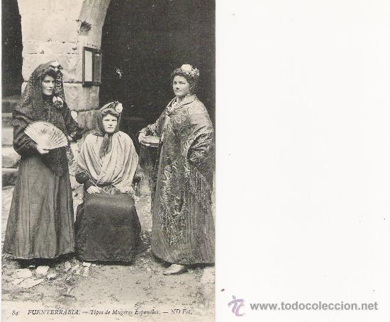 Cartes Postales: POSTAL FOTOGRAFICA. FUENTERRABIA. - Tipos de mujeres espa&ntilde;olas.