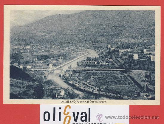 Cartes Postales: postal-20.bilbao-puente del generalisimo-fot.l.rosin-barcelona-P-1281