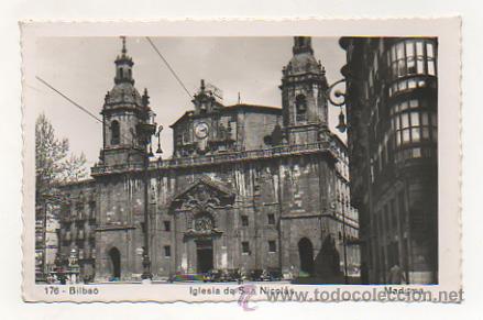 Postales: BILBAO. IGLESIA DE SAN NICOL&Aacute;S. (MADYMA). - Foto 1