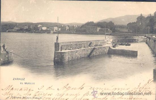 Postales: ZARAUZ (GUIPUZCOA).- EL MUELLE - Foto 1