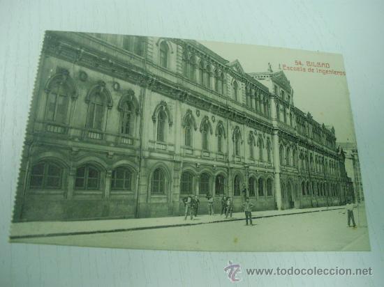 Postales: BILBAO - ESCUELA DE INGENIEROS - Foto 1