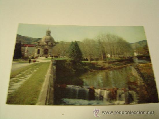 Postais: Postal de Santuario de loyola.- Rio Urola y santuario