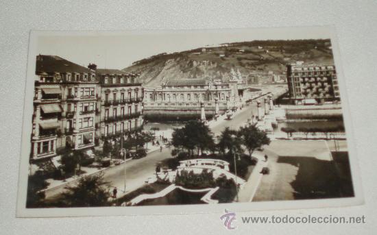 Postales: san sebastian  puente de la zurriola y kursal
