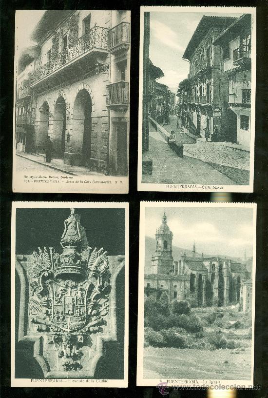 Postales: LOTE DE 10 TARJETAS POSTALES DE FUENTERRABIA. - Foto 1