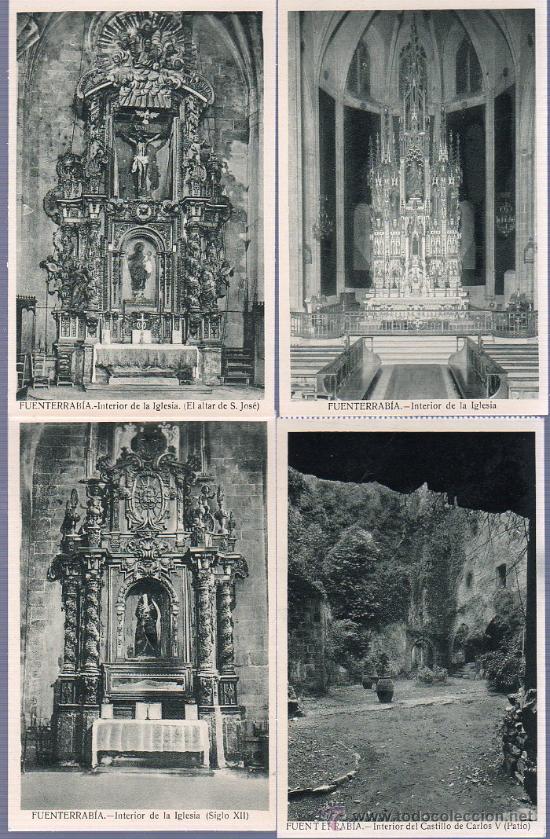 Postales: LOTE DE 10 TARJETAS POSTALES DE FUENTERRABIA. - Foto 2