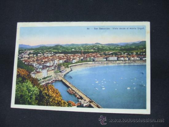 Postcards: SAN SEBASTIAN - VISTA DESDE EL MONTE URGULL -