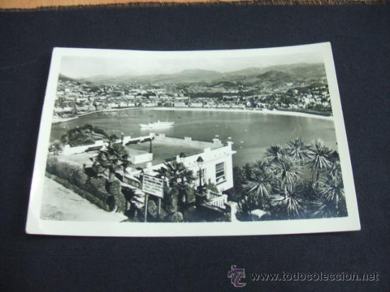 Postcards: SAN SEBASTIAN - VISTA DESDE MONTE IGUELDO - A&Ntilde;O 1960 -