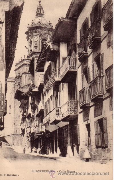Cartoline: N&ordm; 7756 POSTAL FUENTERRABIA PAIS VASCO CALLE MAYOR