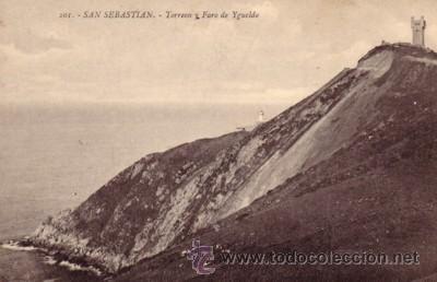 Postales: N&ordm; 7759 POSTAL SAN SEBASTIAN PAIS VASCO TORREON Y FARO DE YGUELDO