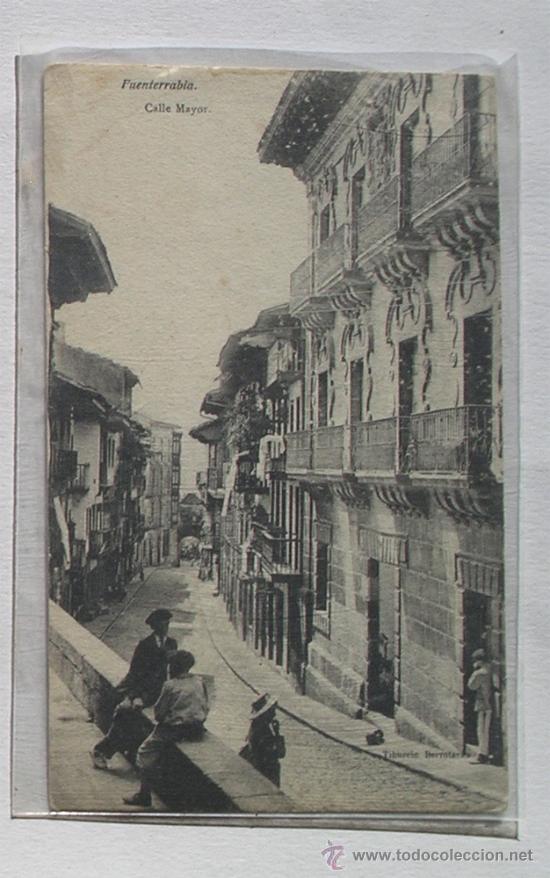 Postales: Fuenterrabia - Calle Mayor, no circulada - Foto 1