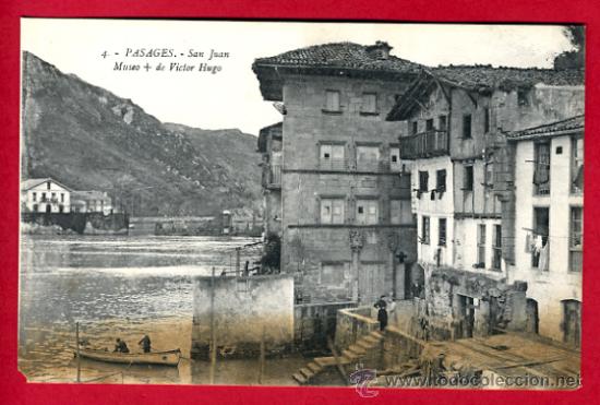 Postales: pasages, guipuzcoa, san juan museo de victor hugo,        P49818